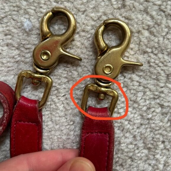 Vintage Red Coach Willis Bag - Picture 9 of 9